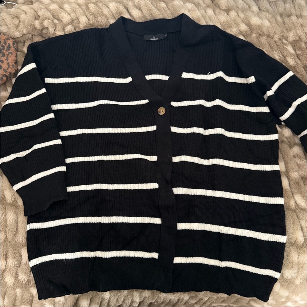 Black & White Cardigan